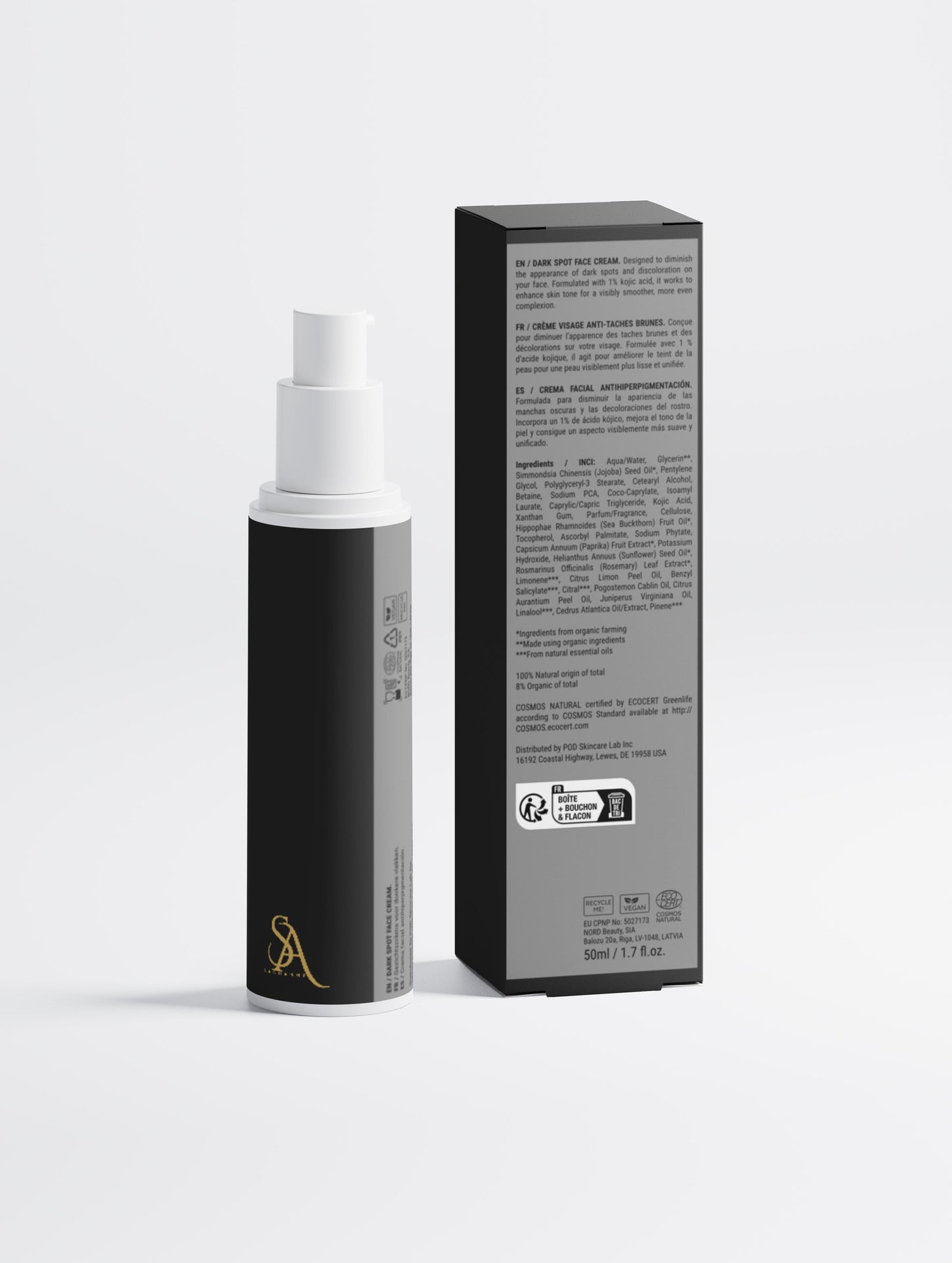 Dark Spot Face Cream with Kojic Acid