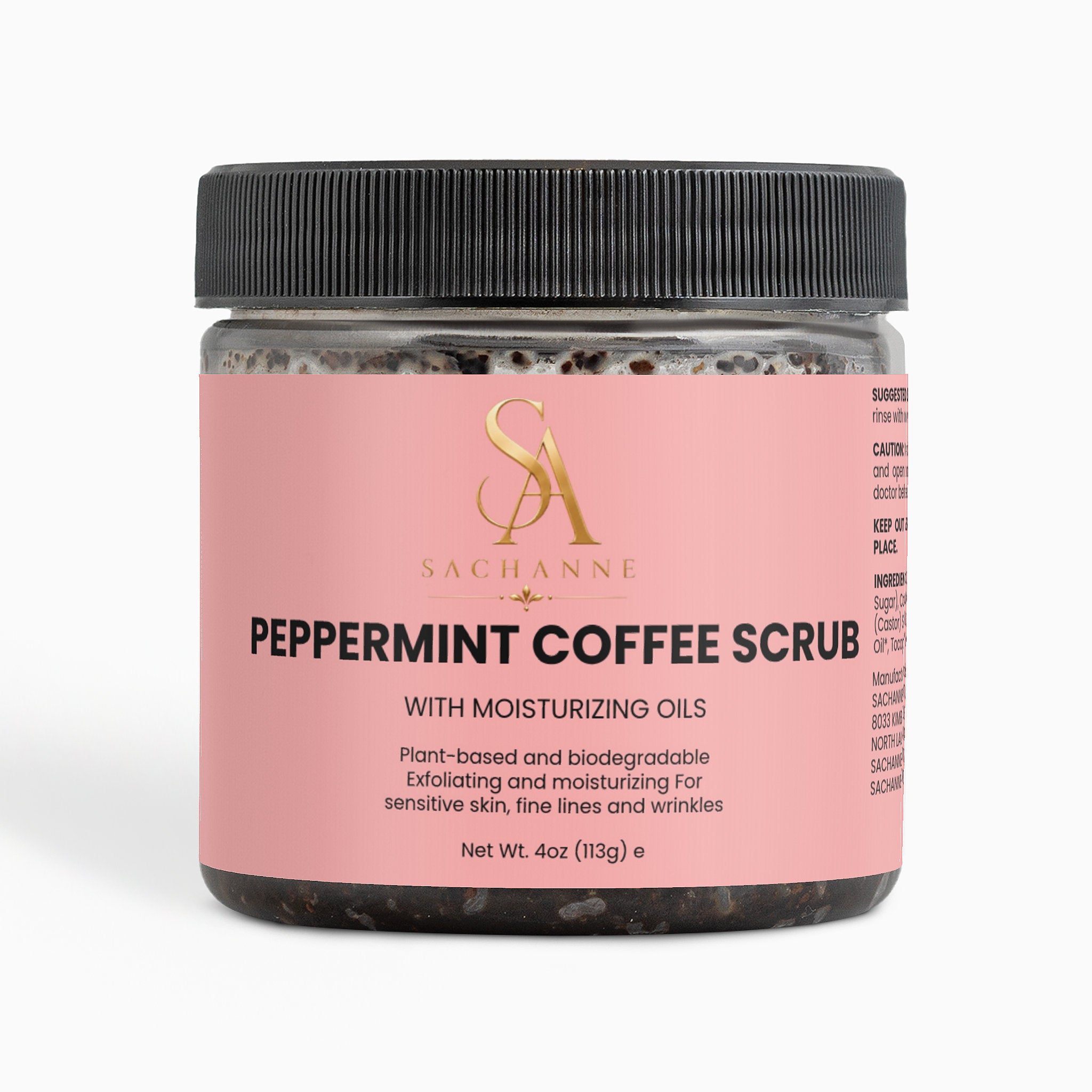 Peppermint Coffee Scrub