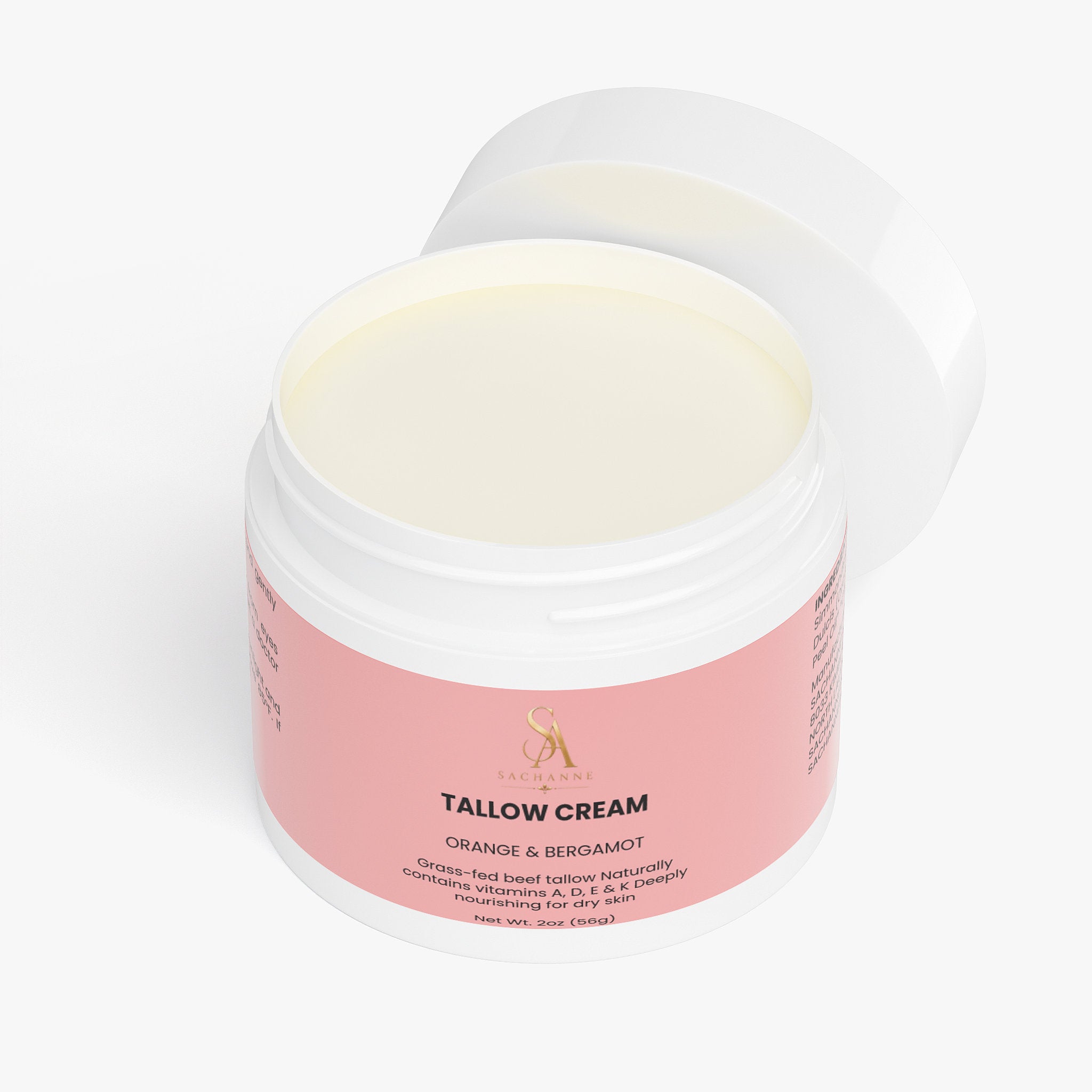 Tallow Cream Orange & Bergamot