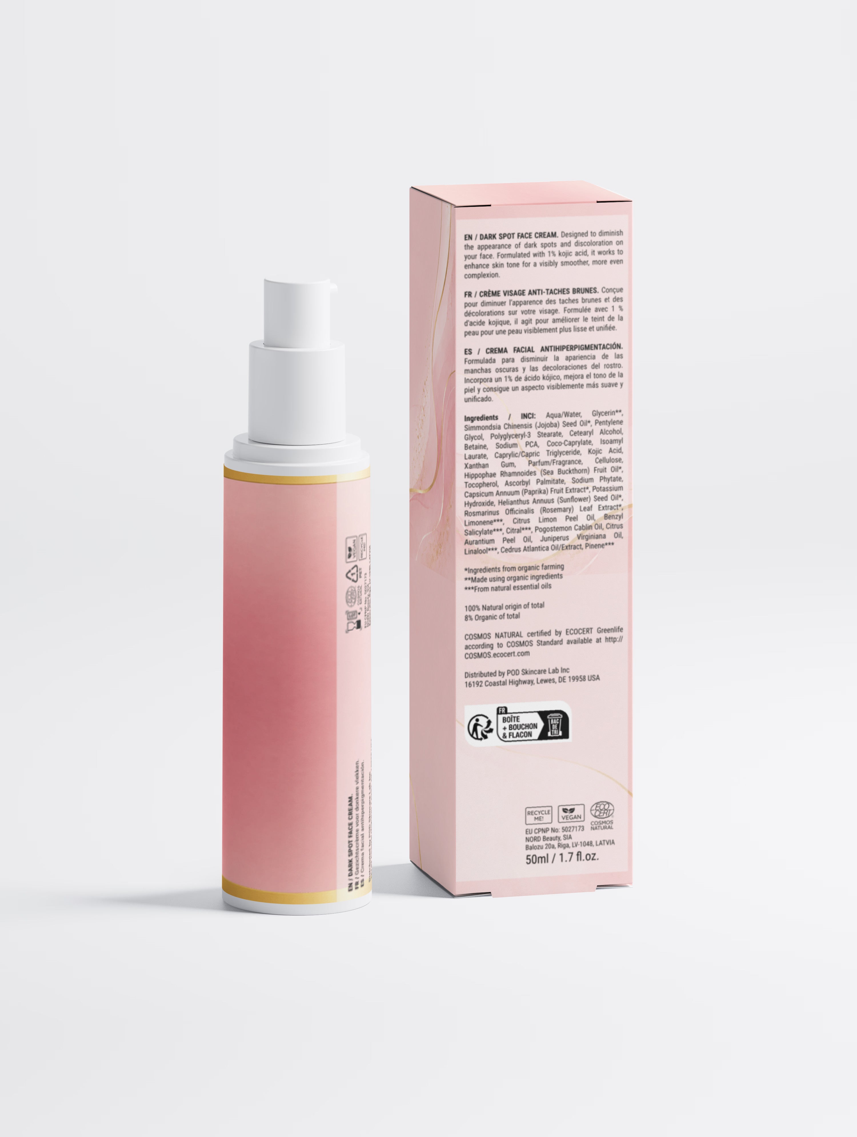 Dark Spot Face Cream with Kojic Acid