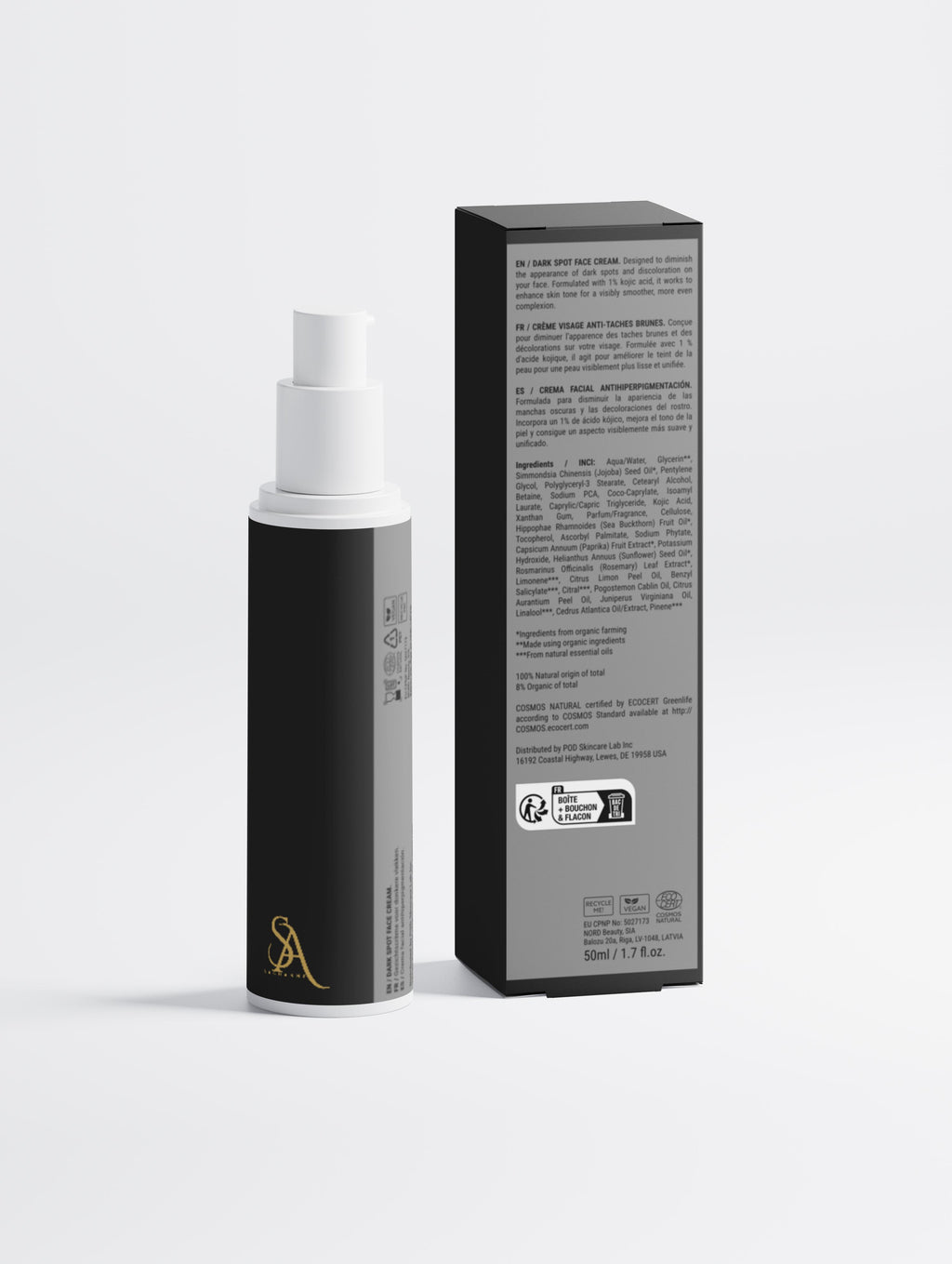 Dark Spot Face Cream with Kojic Acid